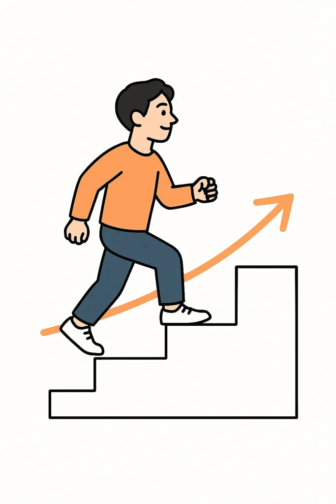 計画的に施術を進めるイメージのイラスト